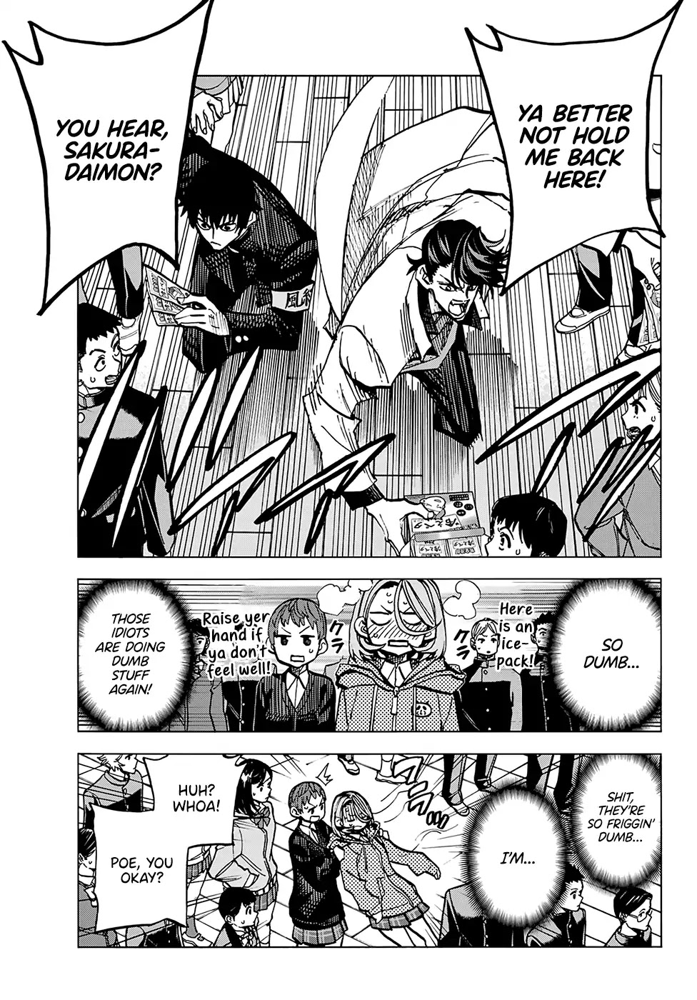 The Story Between a Dumb Prefect and a High School Girl with an Inappropriate Skirt Length Chapter 4 page 17 - Chapter 4