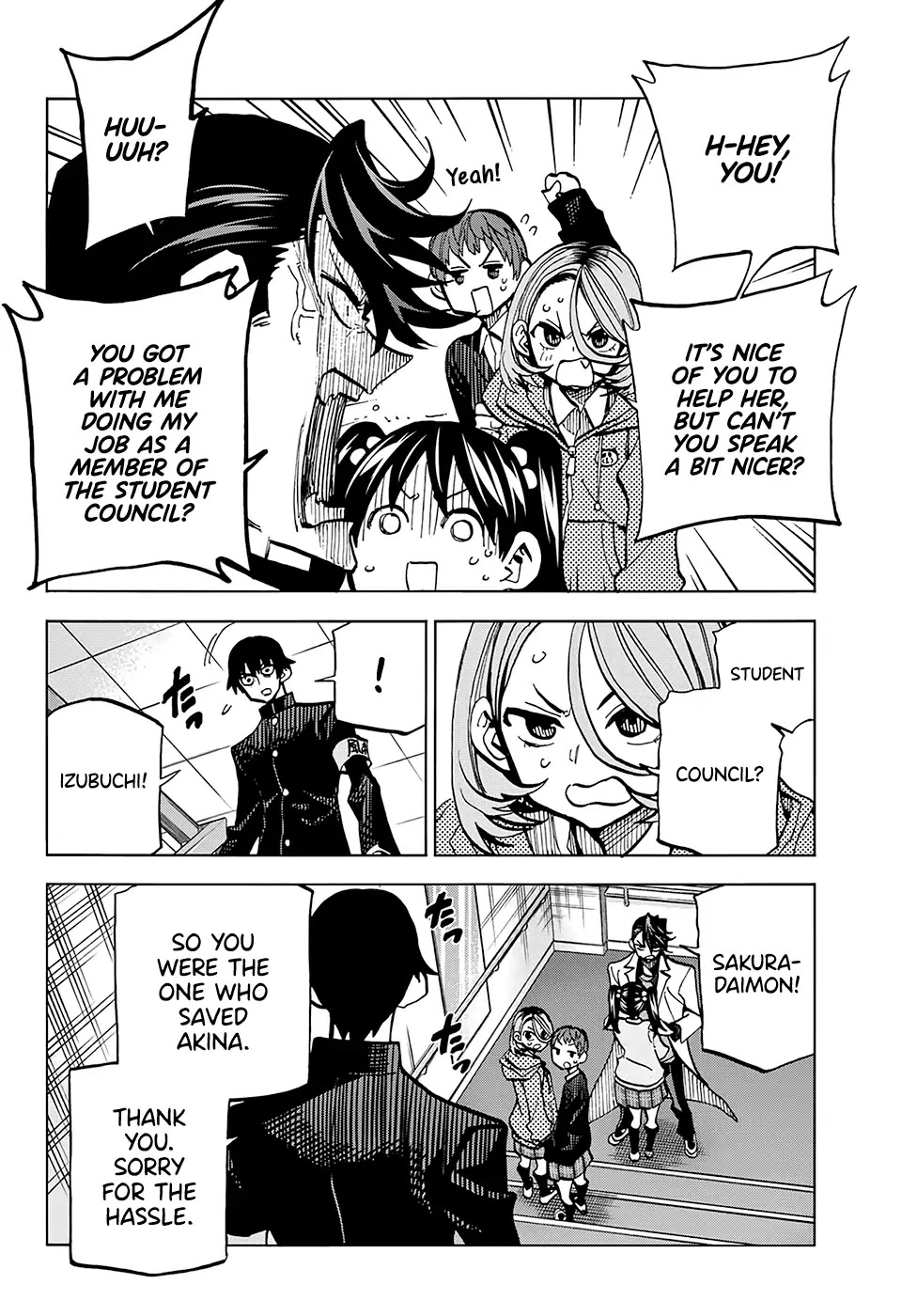 The Story Between a Dumb Prefect and a High School Girl with an Inappropriate Skirt Length Chapter 4 page 6 - Chapter 4