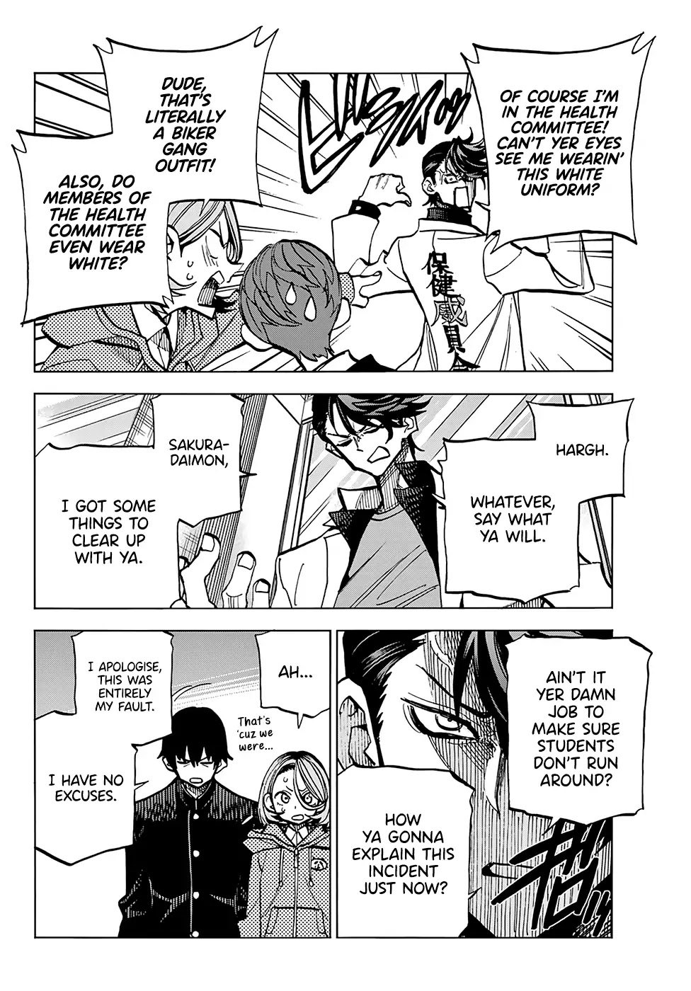 The Story Between a Dumb Prefect and a High School Girl with an Inappropriate Skirt Length Chapter 4 page 8 - Chapter 4