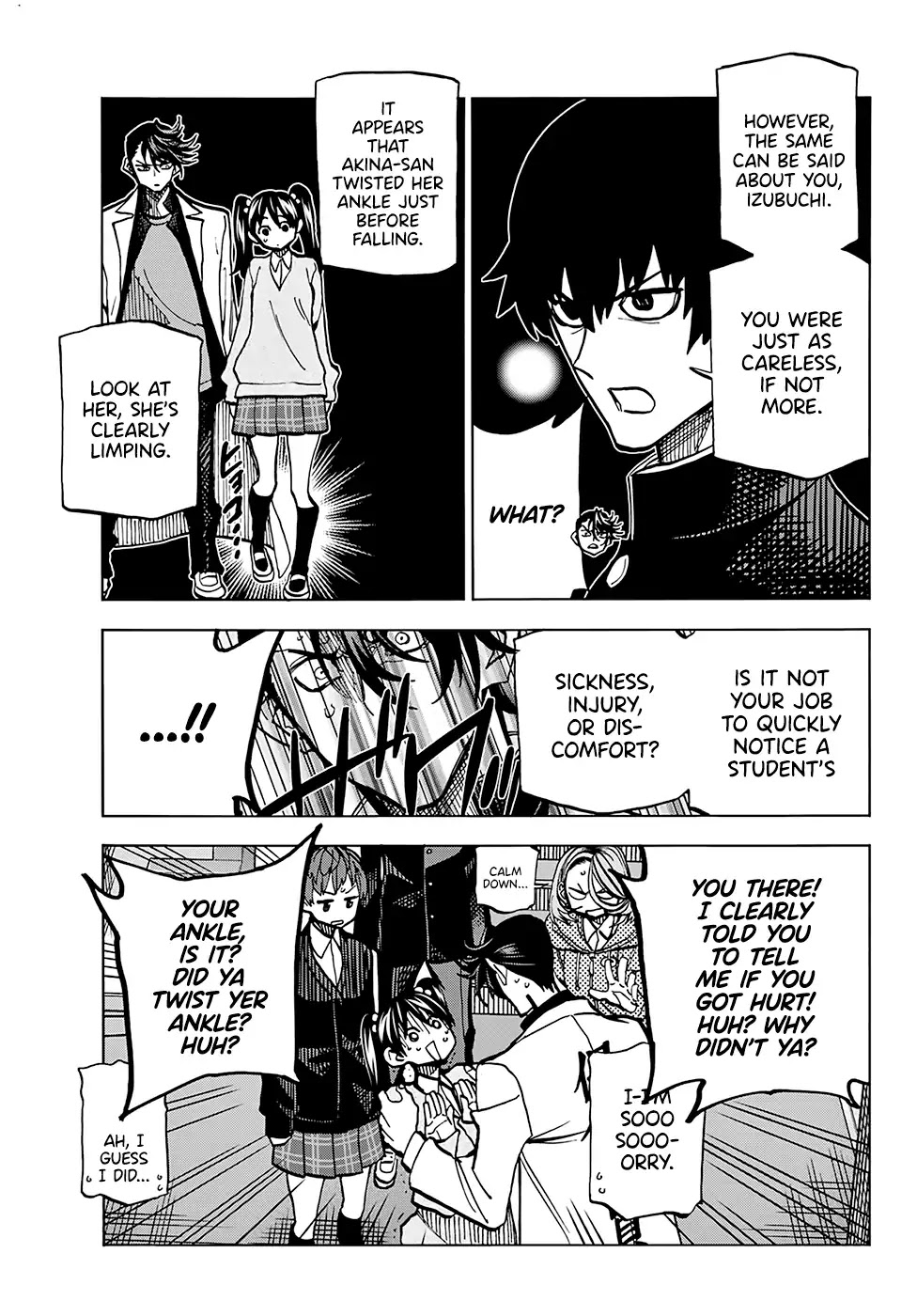 The Story Between a Dumb Prefect and a High School Girl with an Inappropriate Skirt Length Chapter 4 page 9 - Chapter 4