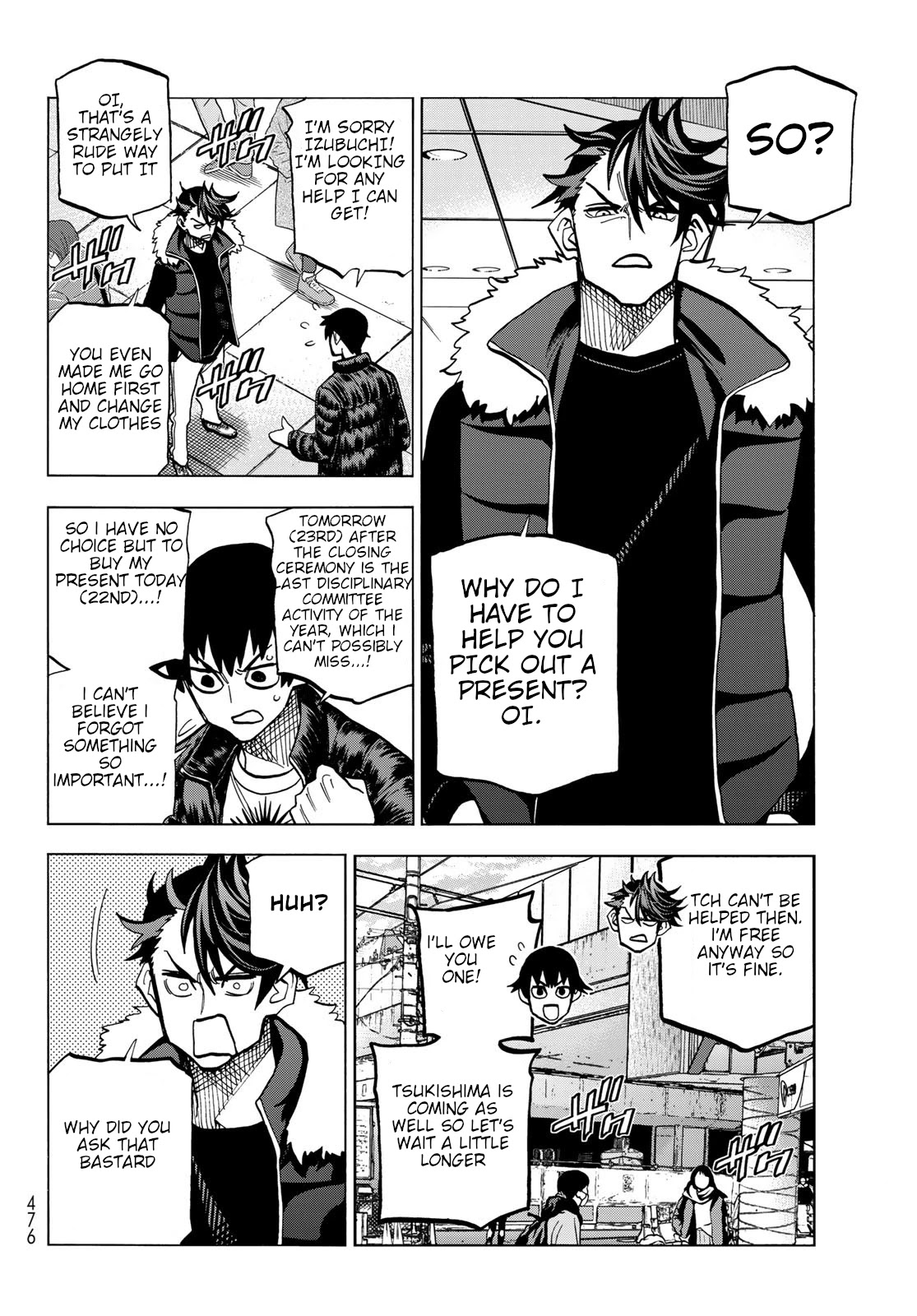 The Story Between a Dumb Prefect and a High School Girl with an Inappropriate Skirt Length Chapter 45 page 4 - Chapter 45: A story about dumb people choosing a present
