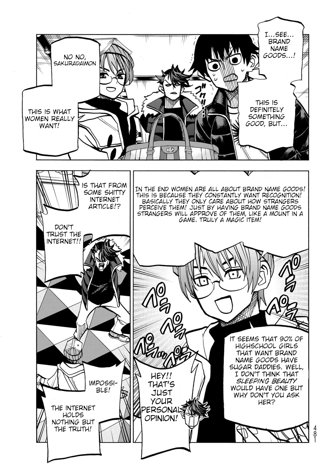 The Story Between a Dumb Prefect and a High School Girl with an Inappropriate Skirt Length Chapter 45 page 9 - Chapter 45: A story about dumb people choosing a present