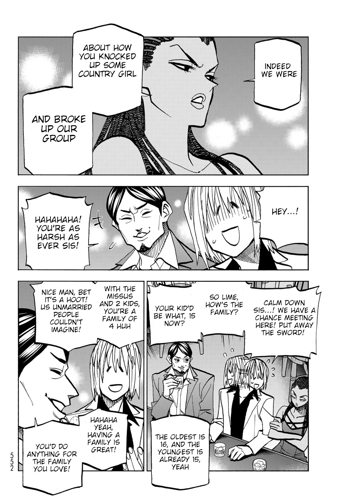 The Story Between a Dumb Prefect and a High School Girl with an Inappropriate Skirt Length Chapter 47 page 6 - Chapter 47: The Story About A Dumb Father And His Old Friends
