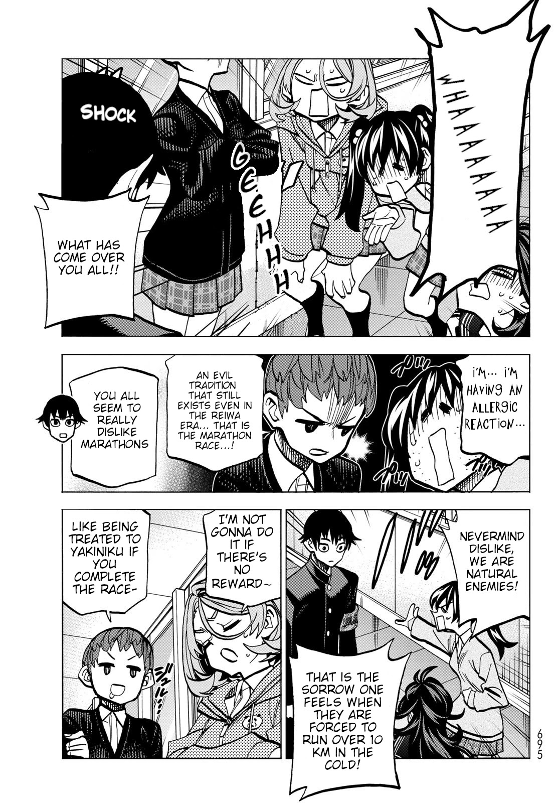 The Story Between a Dumb Prefect and a High School Girl with an Inappropriate Skirt Length Chapter 48 page 5 - Chapter 48: The Story About Dumb People and a Marathon Race