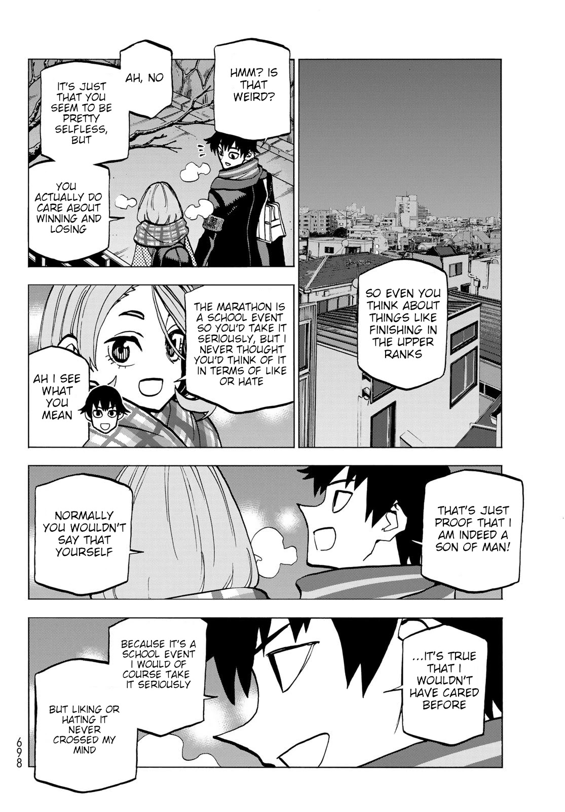 The Story Between a Dumb Prefect and a High School Girl with an Inappropriate Skirt Length Chapter 48 page 8 - Chapter 48: The Story About Dumb People and a Marathon Race