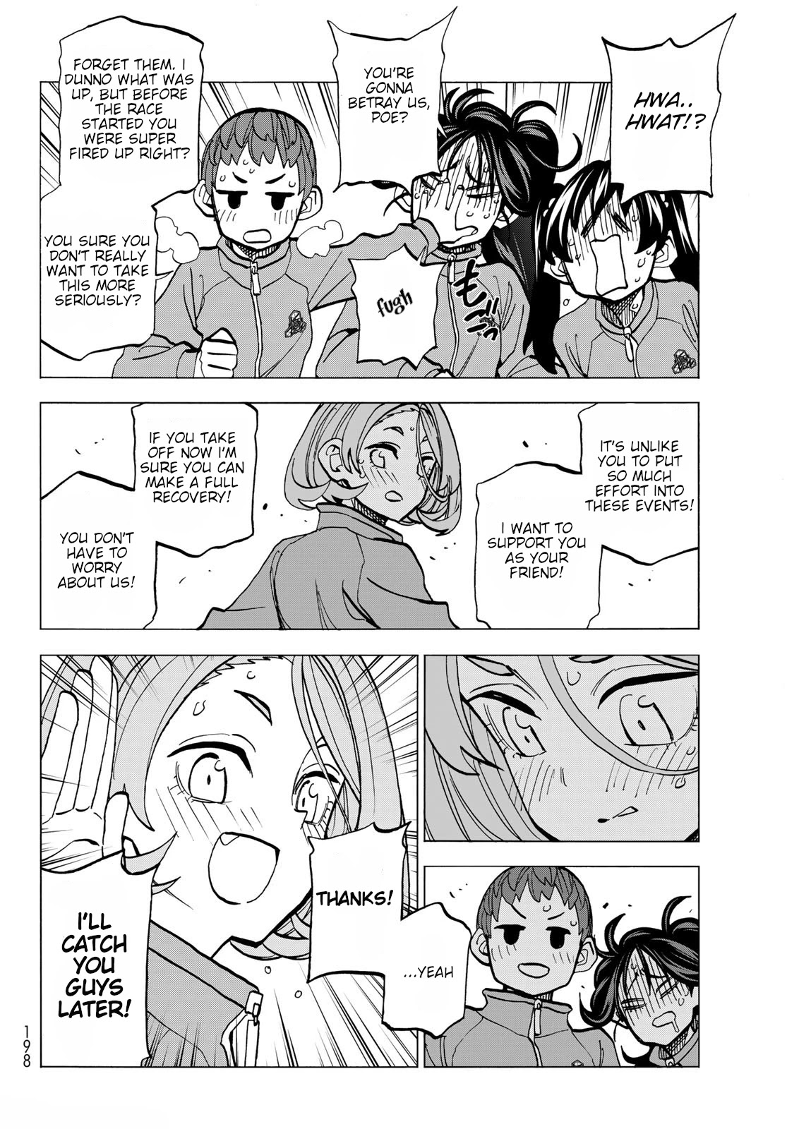 The Story Between a Dumb Prefect and a High School Girl with an Inappropriate Skirt Length Chapter 49 page 14 - Chapter 49: A Story About Dumb People and a Marathon Race (Part 2)