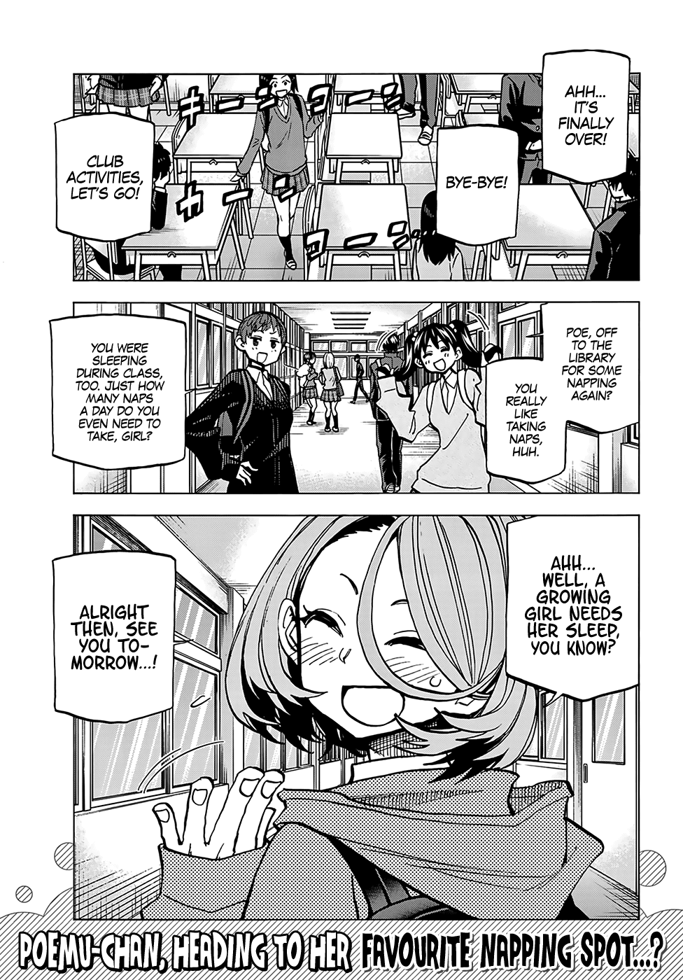 The Story Between a Dumb Prefect and a High School Girl with an Inappropriate Skirt Length Chapter 5 page 1 - Chapter 5: The Story of the Dumb Prefect and the Book Committee Member