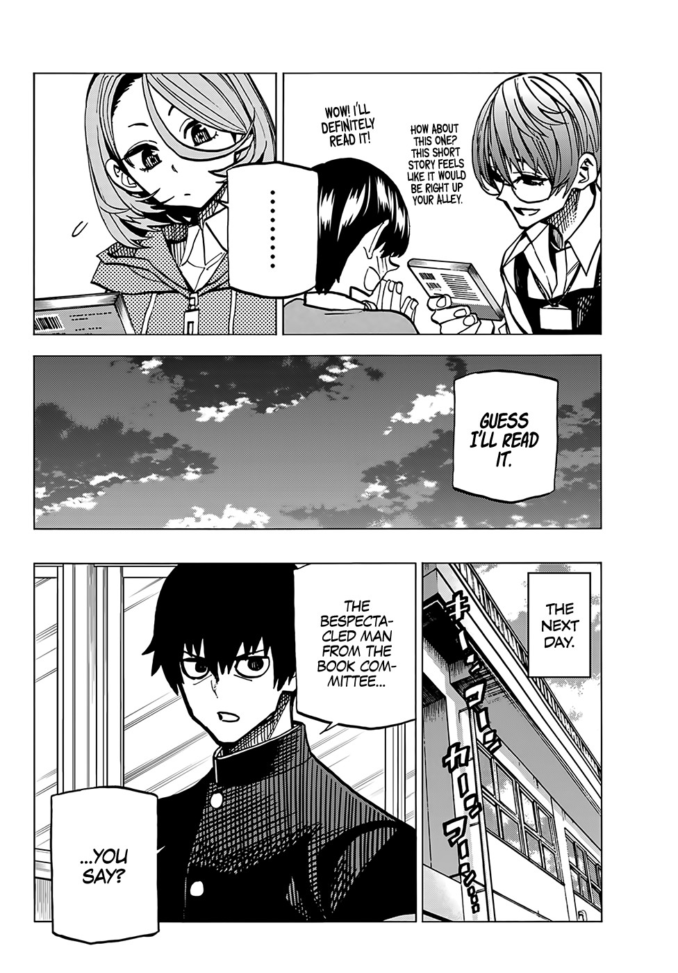 The Story Between a Dumb Prefect and a High School Girl with an Inappropriate Skirt Length Chapter 5 page 11 - Chapter 5: The Story of the Dumb Prefect and the Book Committee Member