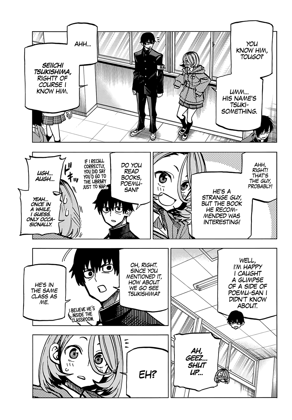 The Story Between a Dumb Prefect and a High School Girl with an Inappropriate Skirt Length Chapter 5 page 12 - Chapter 5: The Story of the Dumb Prefect and the Book Committee Member