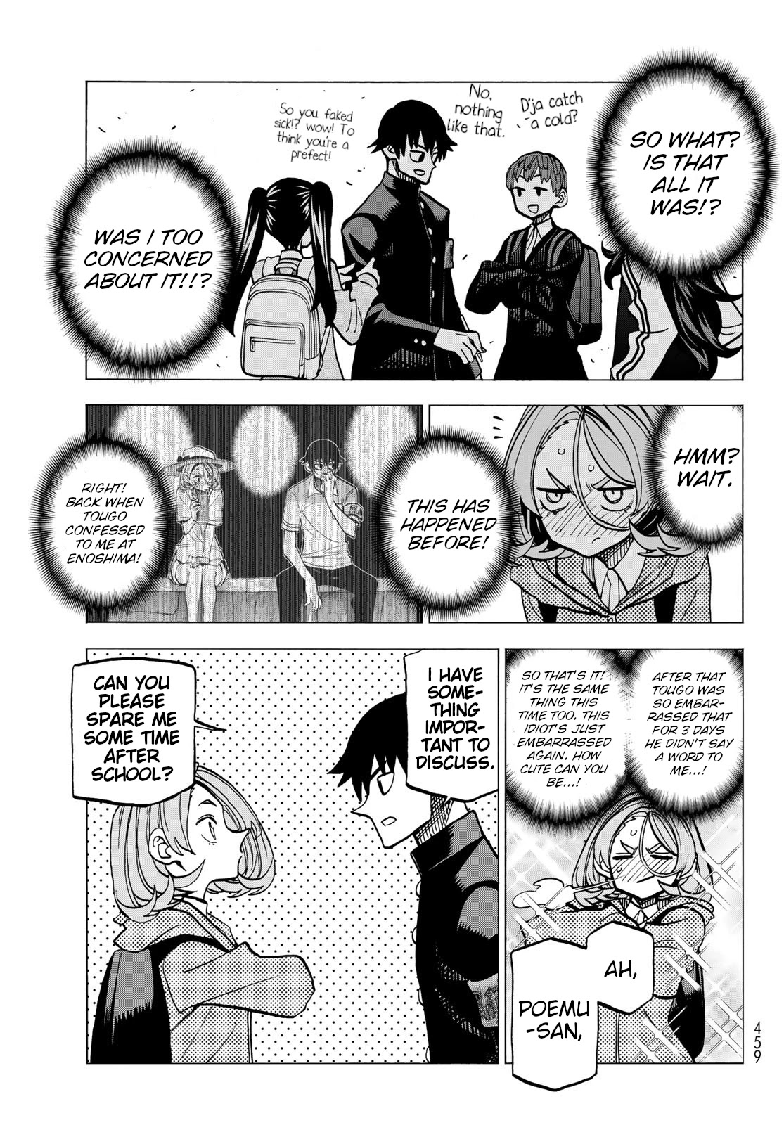 The Story Between a Dumb Prefect and a High School Girl with an Inappropriate Skirt Length Chapter 50 page 11 - Chapter 50: The story of a dumb conflict.