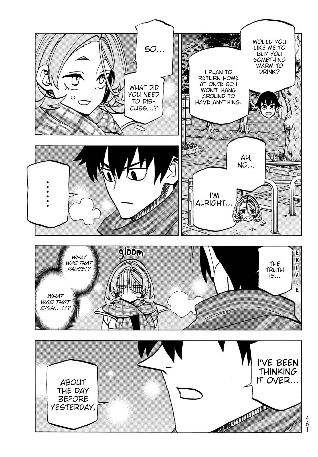 The Story Between a Dumb Prefect and a High School Girl with an Inappropriate Skirt Length Chapter 50 page 13 - Chapter 50: The story of a dumb conflict.