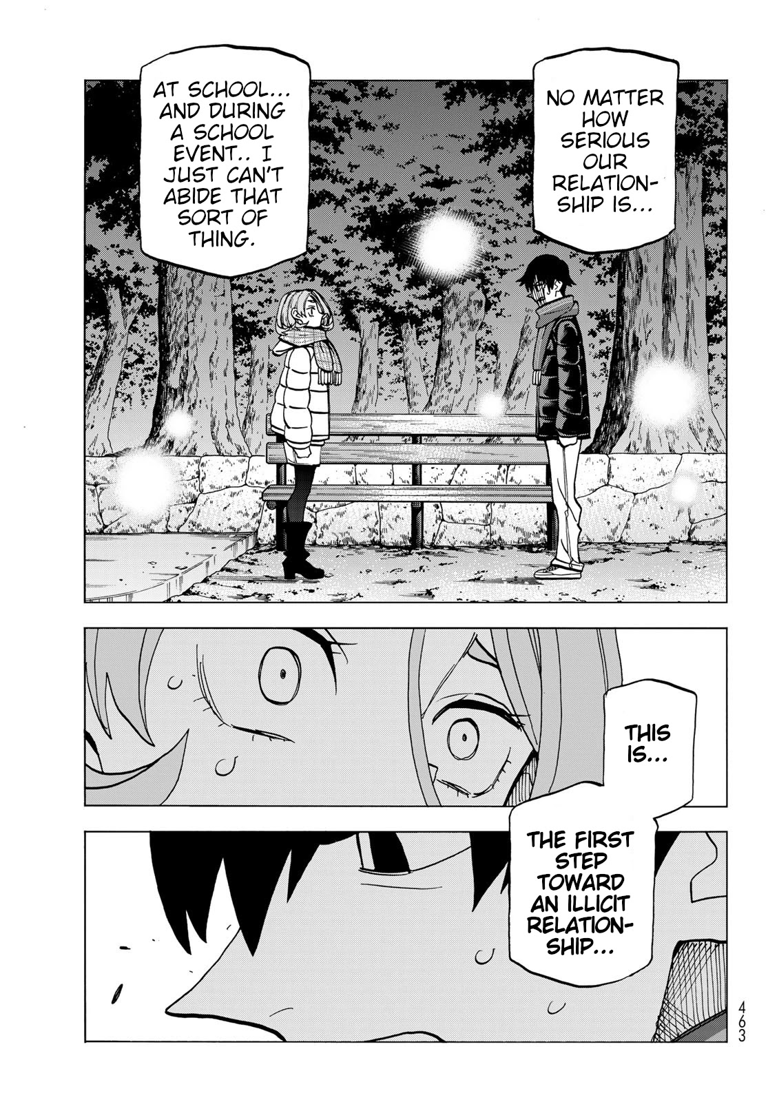 The Story Between a Dumb Prefect and a High School Girl with an Inappropriate Skirt Length Chapter 50 page 15 - Chapter 50: The story of a dumb conflict.