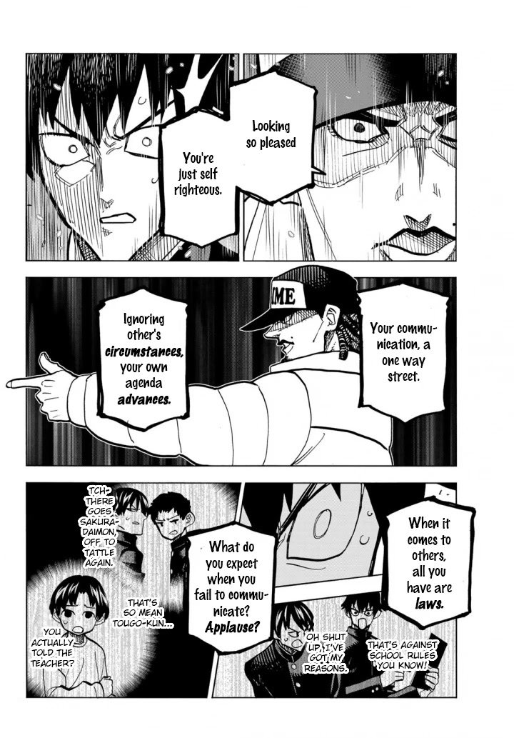 The Story Between a Dumb Prefect and a High School Girl with an Inappropriate Skirt Length Chapter 51 page 20 - Chapter 51: The story about dumb people and a direct confrontation