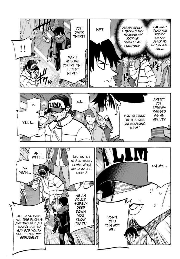 The Story Between a Dumb Prefect and a High School Girl with an Inappropriate Skirt Length Chapter 51 page 9 - Chapter 51: The story about dumb people and a direct confrontation