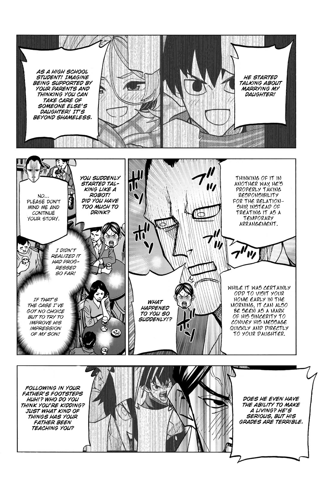 The Story Between a Dumb Prefect and a High School Girl with an Inappropriate Skirt Length Chapter 52 page 14 - Chapter 52: A story about dumb parents and a night on the town.