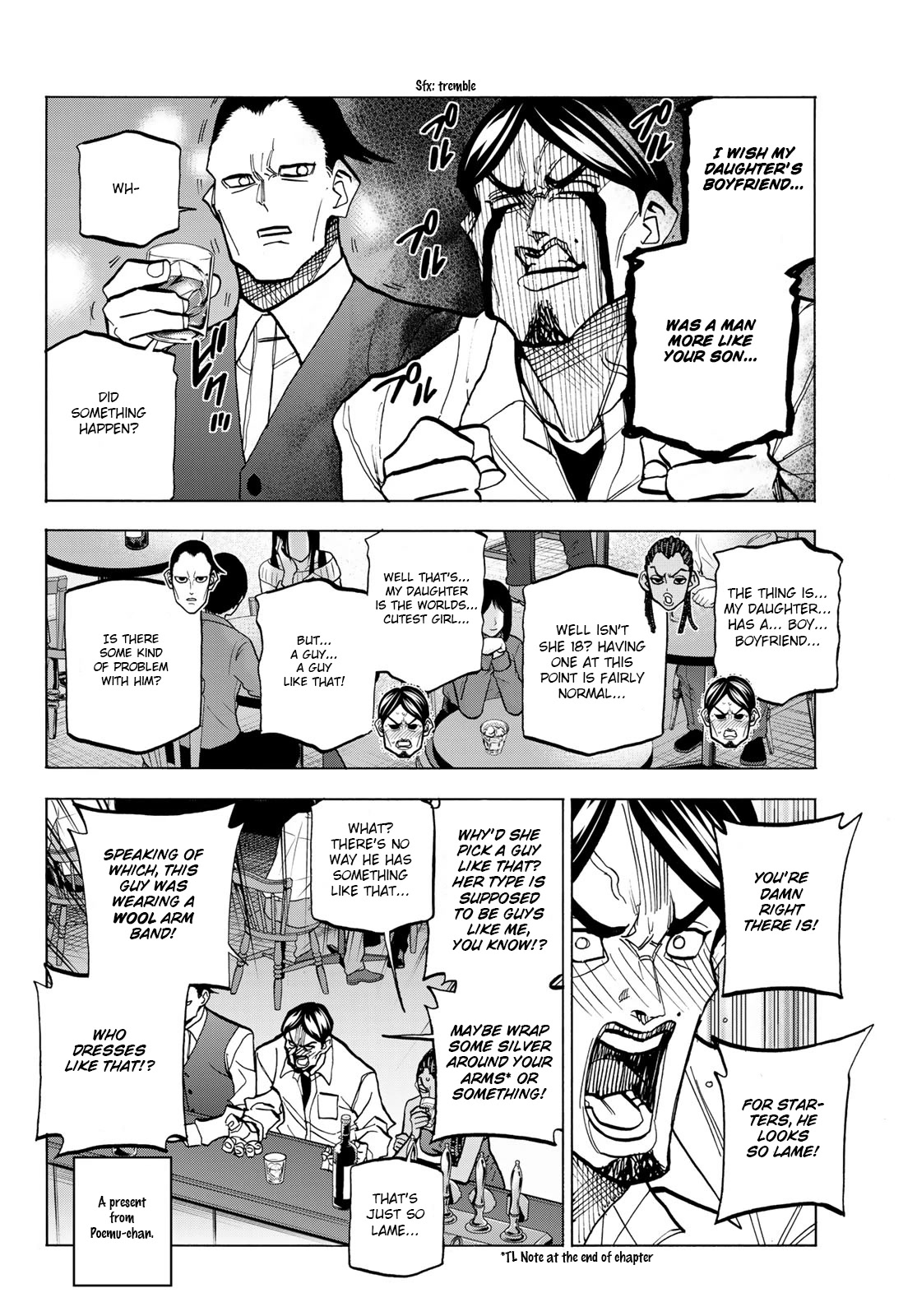 The Story Between a Dumb Prefect and a High School Girl with an Inappropriate Skirt Length Chapter 52 page 8 - Chapter 52: A story about dumb parents and a night on the town.