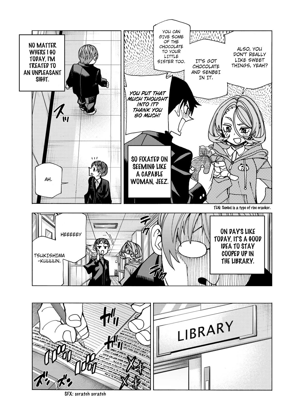The Story Between a Dumb Prefect and a High School Girl with an Inappropriate Skirt Length Chapter 53 page 11 - Chapter 53: Chapter 53 - A story about a dumb librarian and a day like any other