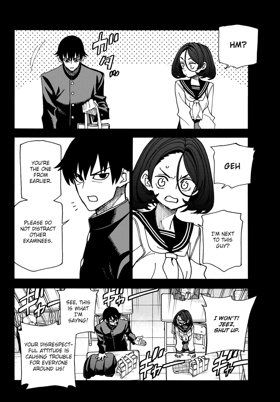 The Story Between a Dumb Prefect and a High School Girl with an Inappropriate Skirt Length Chapter 54 page 10 - Chapter 54: The story about dumb people and a high school entrance examination.