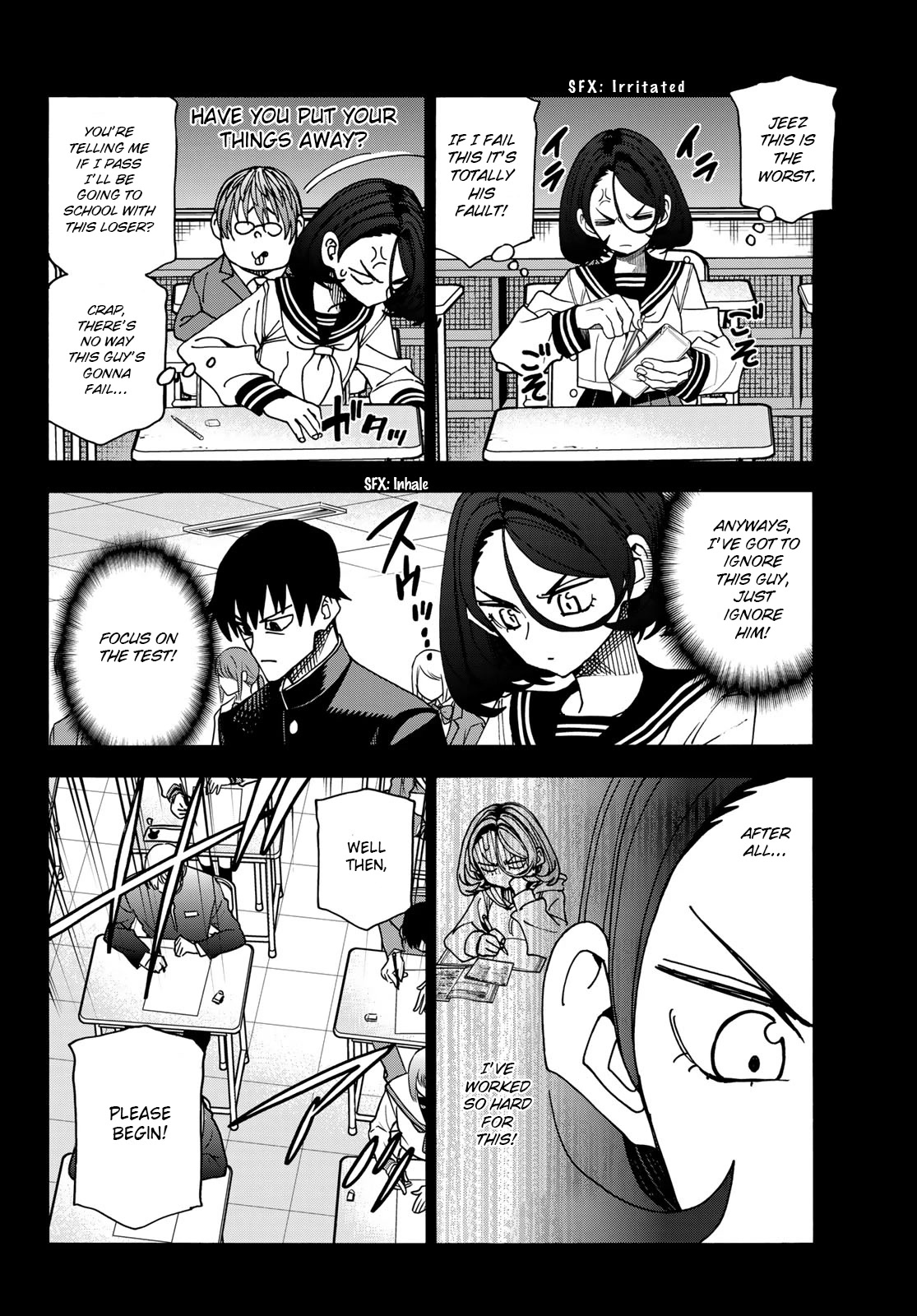 The Story Between a Dumb Prefect and a High School Girl with an Inappropriate Skirt Length Chapter 54 page 12 - Chapter 54: The story about dumb people and a high school entrance examination.
