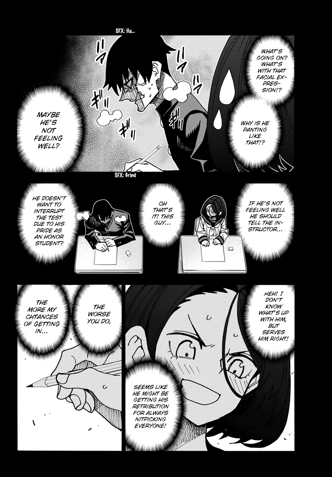The Story Between a Dumb Prefect and a High School Girl with an Inappropriate Skirt Length Chapter 54 page 14 - Chapter 54: The story about dumb people and a high school entrance examination.
