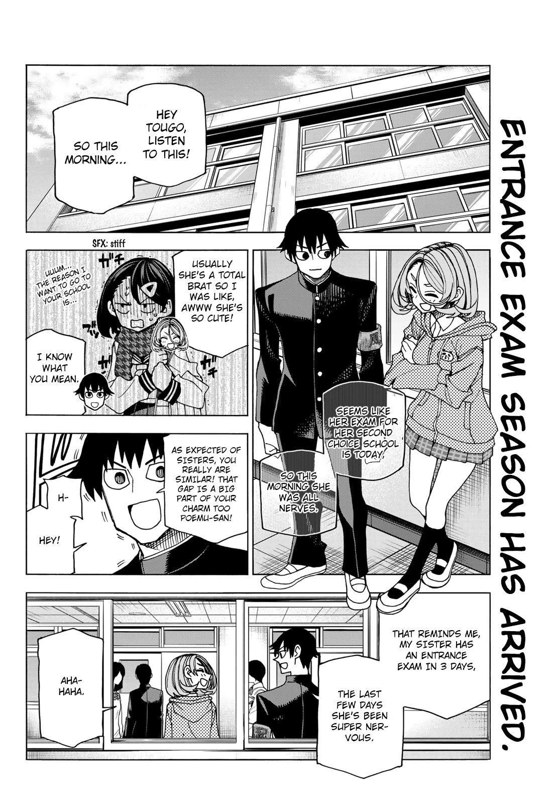 The Story Between a Dumb Prefect and a High School Girl with an Inappropriate Skirt Length Chapter 54 page 2 - Chapter 54: The story about dumb people and a high school entrance examination.