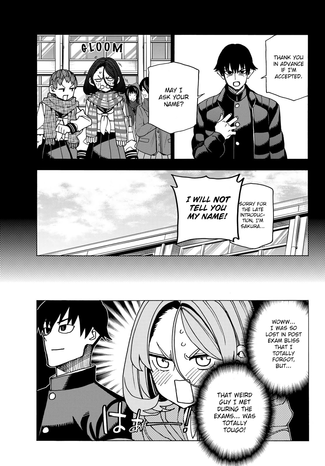 The Story Between a Dumb Prefect and a High School Girl with an Inappropriate Skirt Length Chapter 54 page 21 - Chapter 54: The story about dumb people and a high school entrance examination.