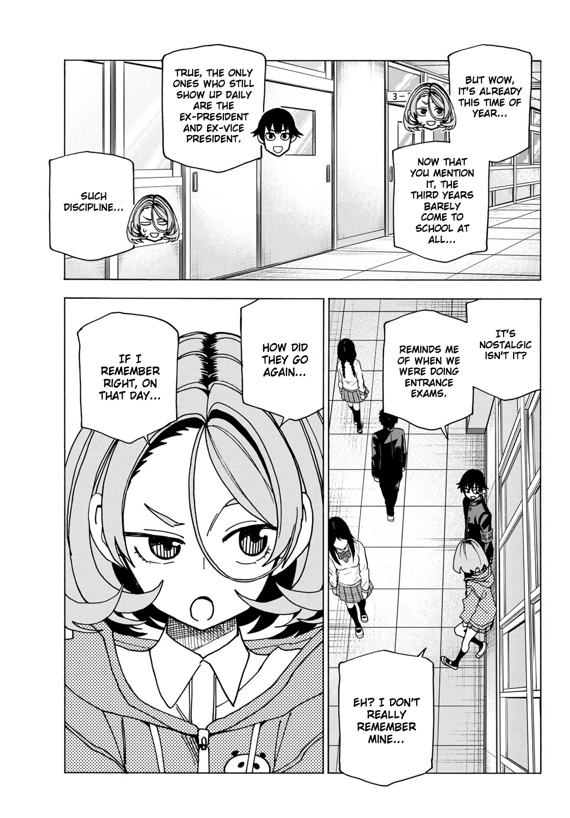 The Story Between a Dumb Prefect and a High School Girl with an Inappropriate Skirt Length Chapter 54 page 3 - Chapter 54: The story about dumb people and a high school entrance examination.