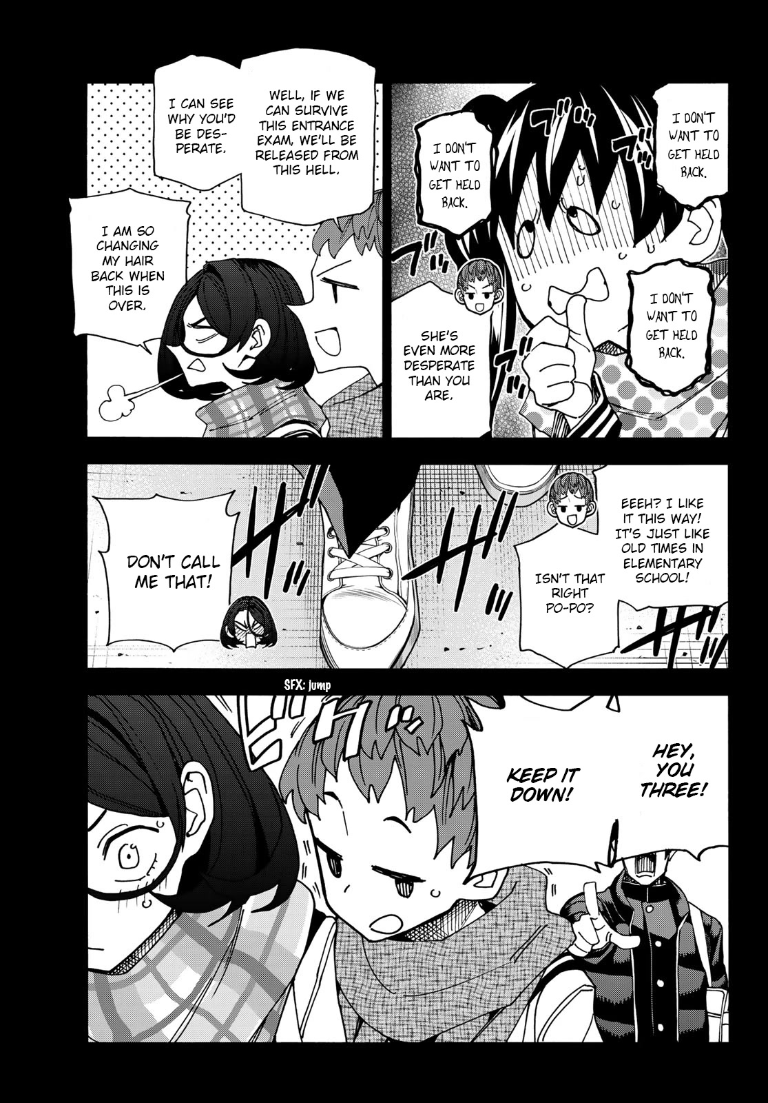 The Story Between a Dumb Prefect and a High School Girl with an Inappropriate Skirt Length Chapter 54 page 5 - Chapter 54: The story about dumb people and a high school entrance examination.