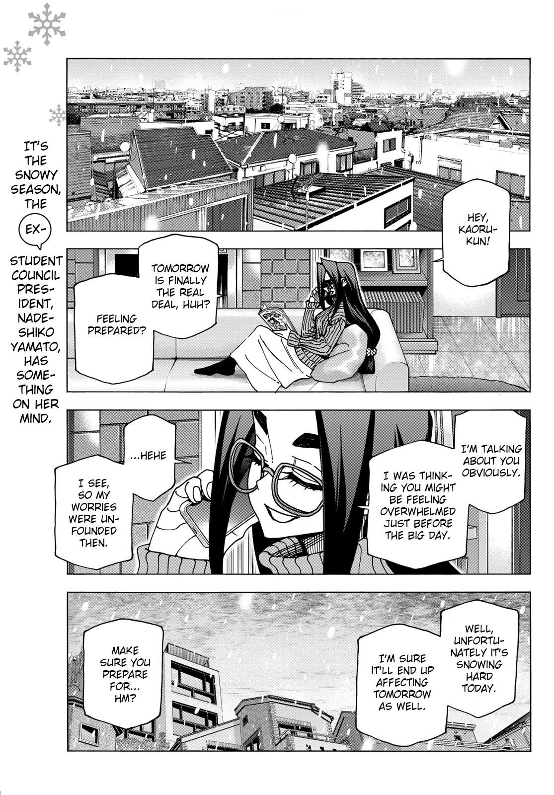 The Story Between a Dumb Prefect and a High School Girl with an Inappropriate Skirt Length Chapter 55 page 1 - Chapter 55: The story of consequences and a dumb misunderstanding