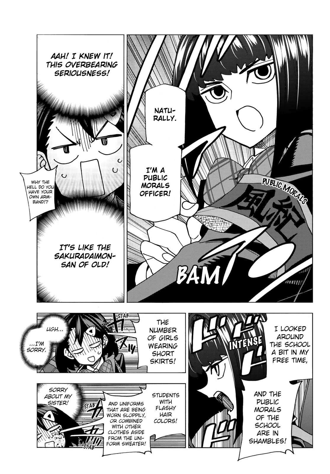The Story Between a Dumb Prefect and a High School Girl with an Inappropriate Skirt Length Chapter 57 page 11 - Chapter 57: A story about dumb new students.