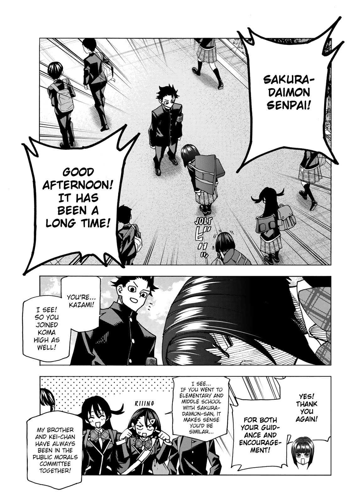 The Story Between a Dumb Prefect and a High School Girl with an Inappropriate Skirt Length Chapter 57 page 13 - Chapter 57: A story about dumb new students.