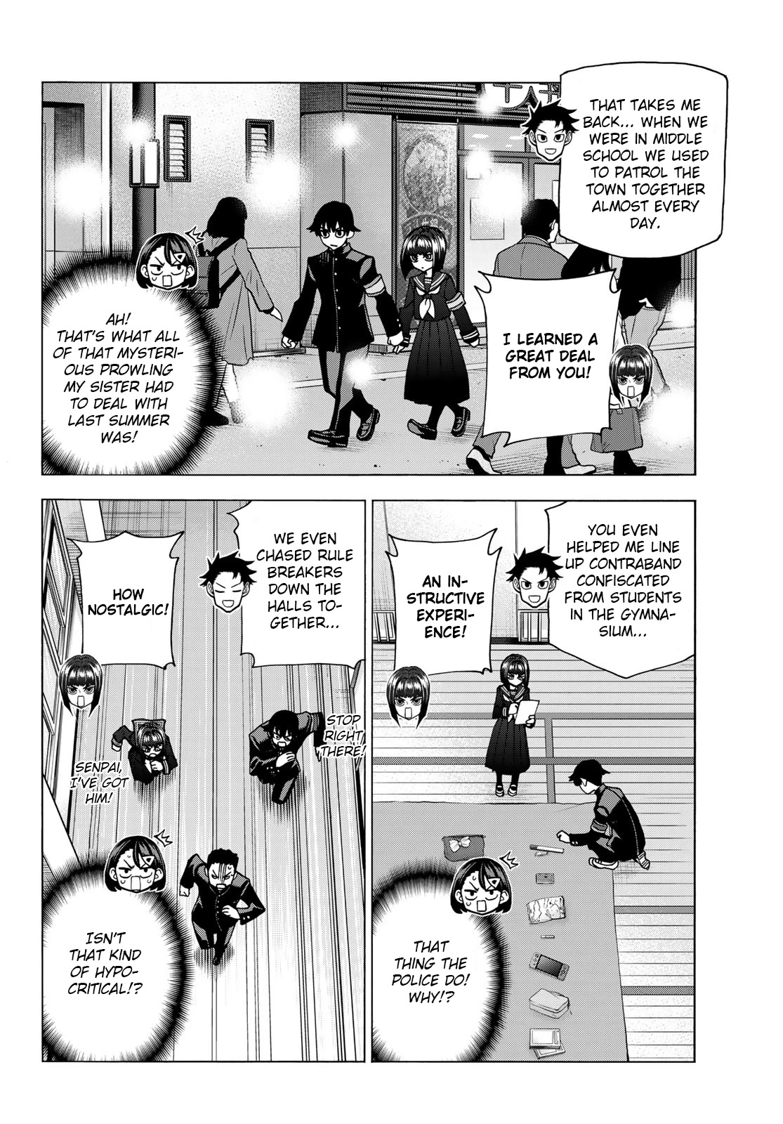 The Story Between a Dumb Prefect and a High School Girl with an Inappropriate Skirt Length Chapter 57 page 14 - Chapter 57: A story about dumb new students.