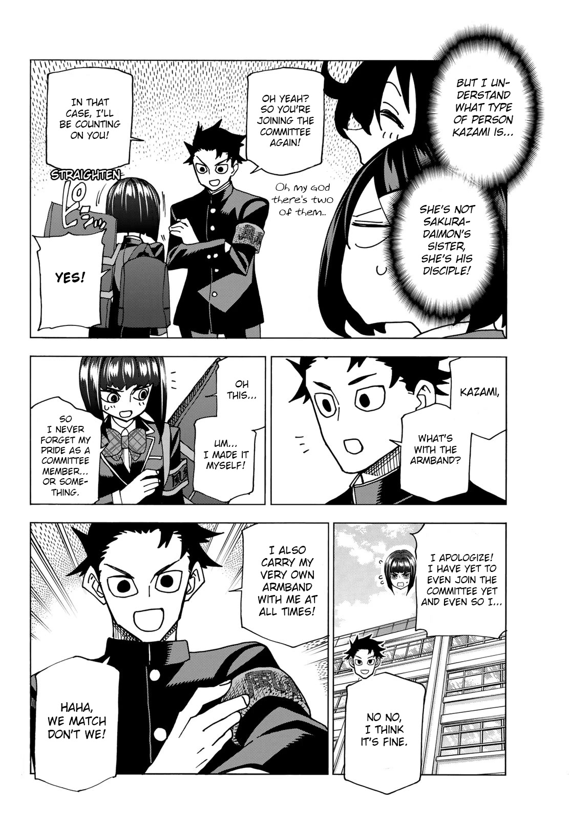 The Story Between a Dumb Prefect and a High School Girl with an Inappropriate Skirt Length Chapter 57 page 16 - Chapter 57: A story about dumb new students.