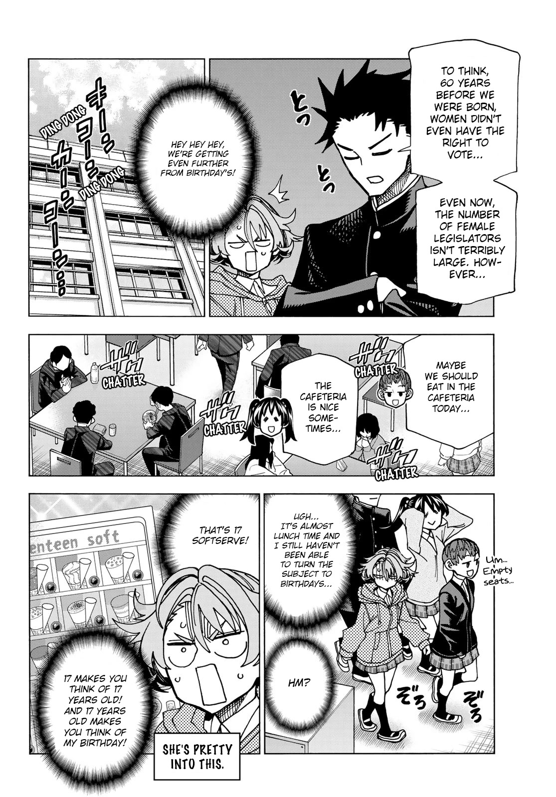 The Story Between a Dumb Prefect and a High School Girl with an Inappropriate Skirt Length Chapter 58 page 10 - Chapter 58: A story about a dumb girl and her birthday