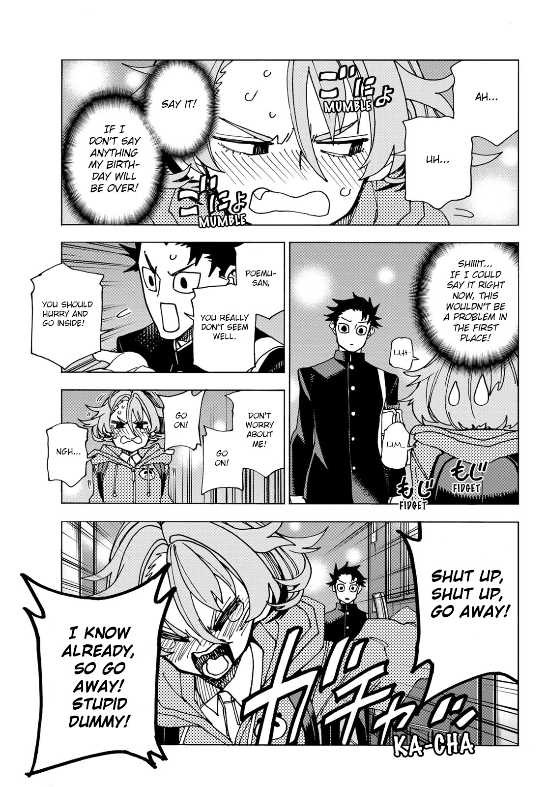 The Story Between a Dumb Prefect and a High School Girl with an Inappropriate Skirt Length Chapter 58 page 15 - Chapter 58: A story about a dumb girl and her birthday