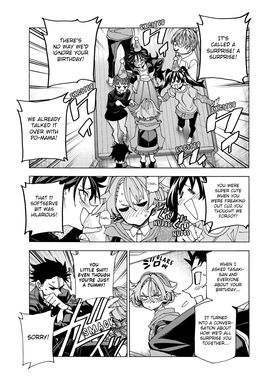 The Story Between a Dumb Prefect and a High School Girl with an Inappropriate Skirt Length Chapter 58 page 17 - Chapter 58: A story about a dumb girl and her birthday
