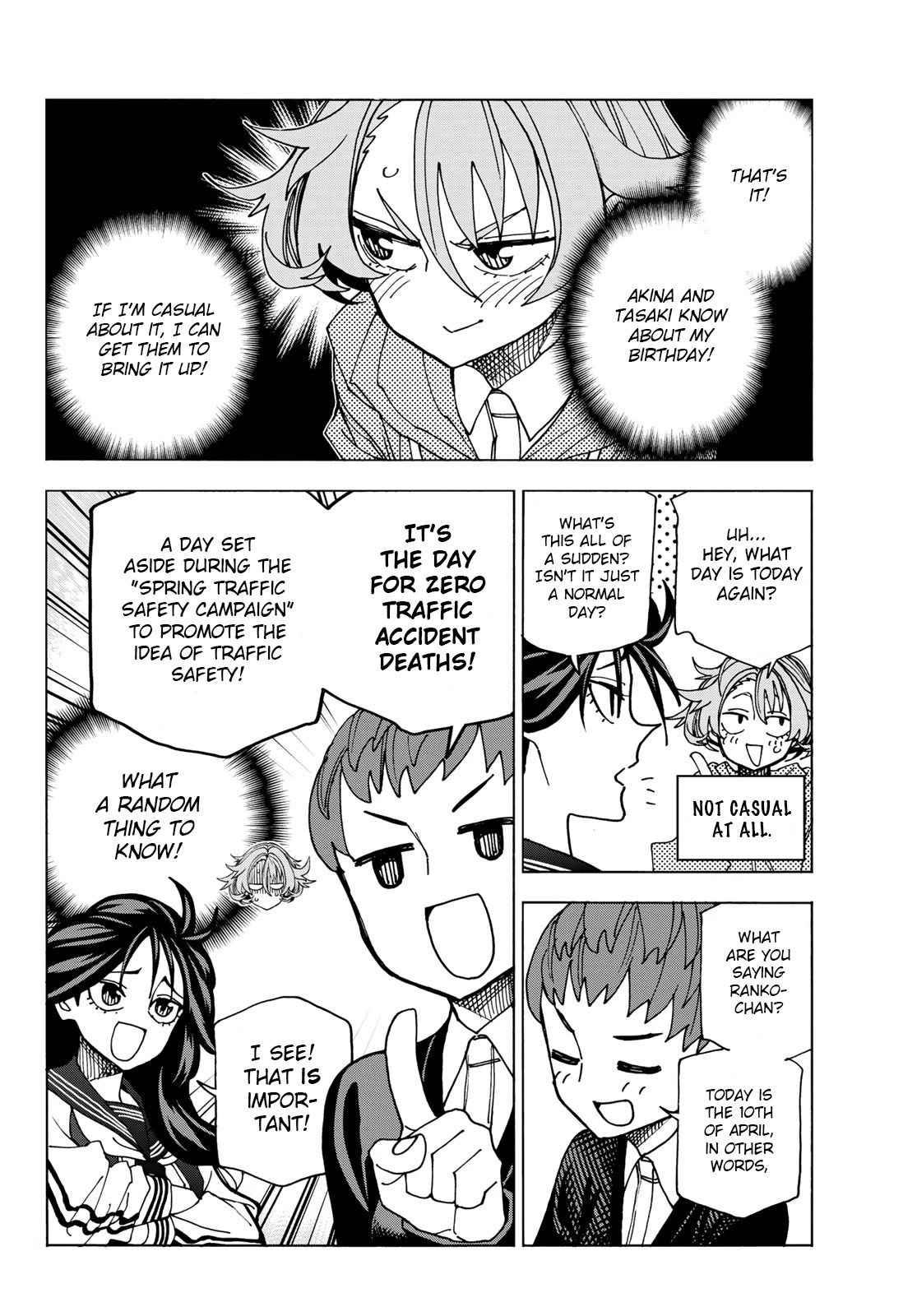 The Story Between a Dumb Prefect and a High School Girl with an Inappropriate Skirt Length Chapter 58 page 8 - Chapter 58: A story about a dumb girl and her birthday