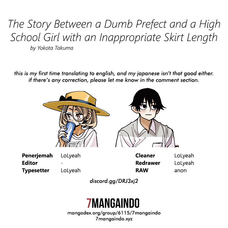 The Story Between a Dumb Prefect and a High School Girl with an Inappropriate Skirt Length Chapter 6.5 page 10 - Chapter 6.5: Volume 1 extra