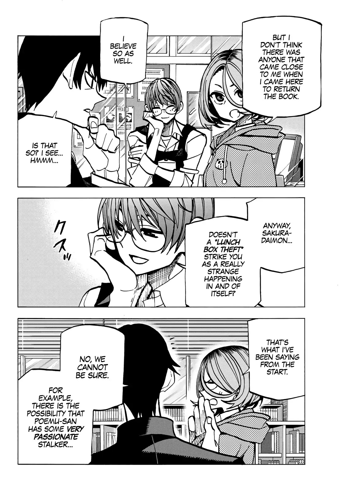 The Story Between a Dumb Prefect and a High School Girl with an Inappropriate Skirt Length Chapter 6 page 11 - Chapter 6: The Story of the Dumb Prefect and What Happened at Lunch Break