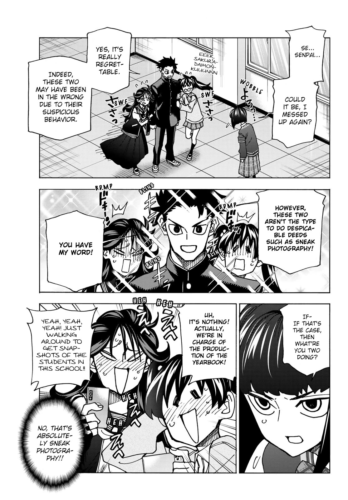 The Story Between a Dumb Prefect and a High School Girl with an Inappropriate Skirt Length Chapter 62 page 11 - Chapter 62: The Story of the Dumb Senior and Junior Prefects