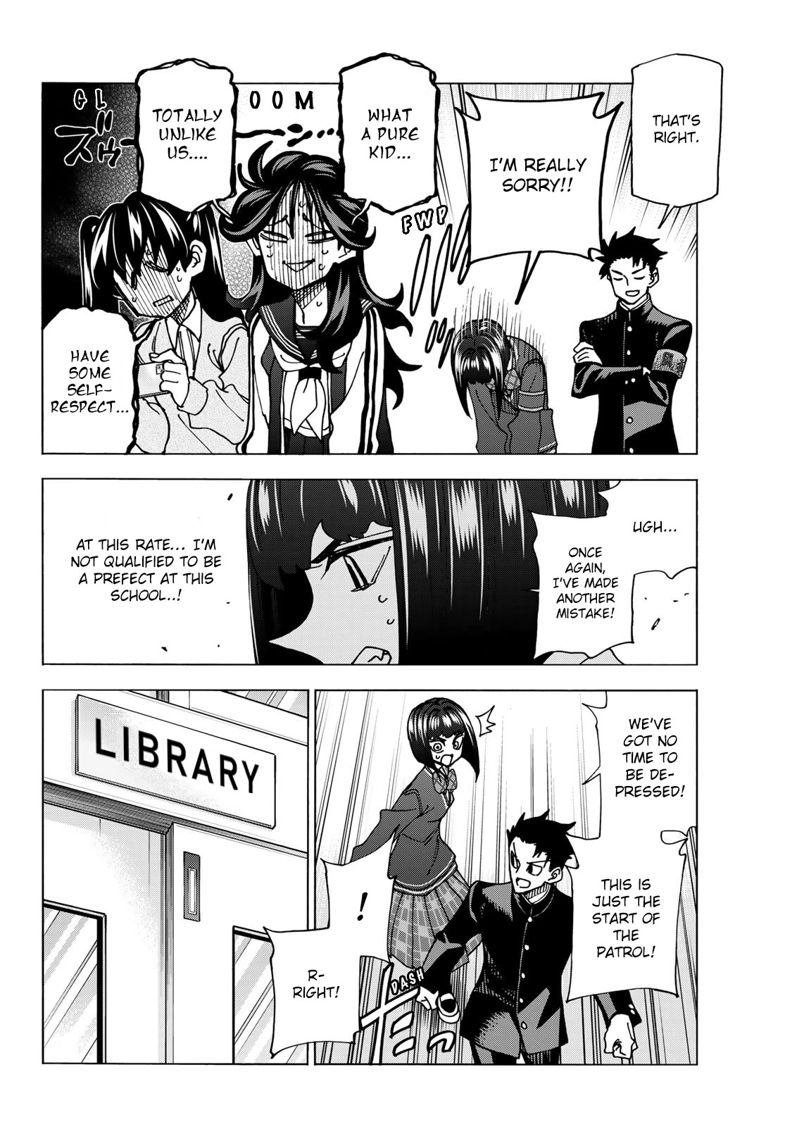 The Story Between a Dumb Prefect and a High School Girl with an Inappropriate Skirt Length Chapter 62 page 12 - Chapter 62: The Story of the Dumb Senior and Junior Prefects