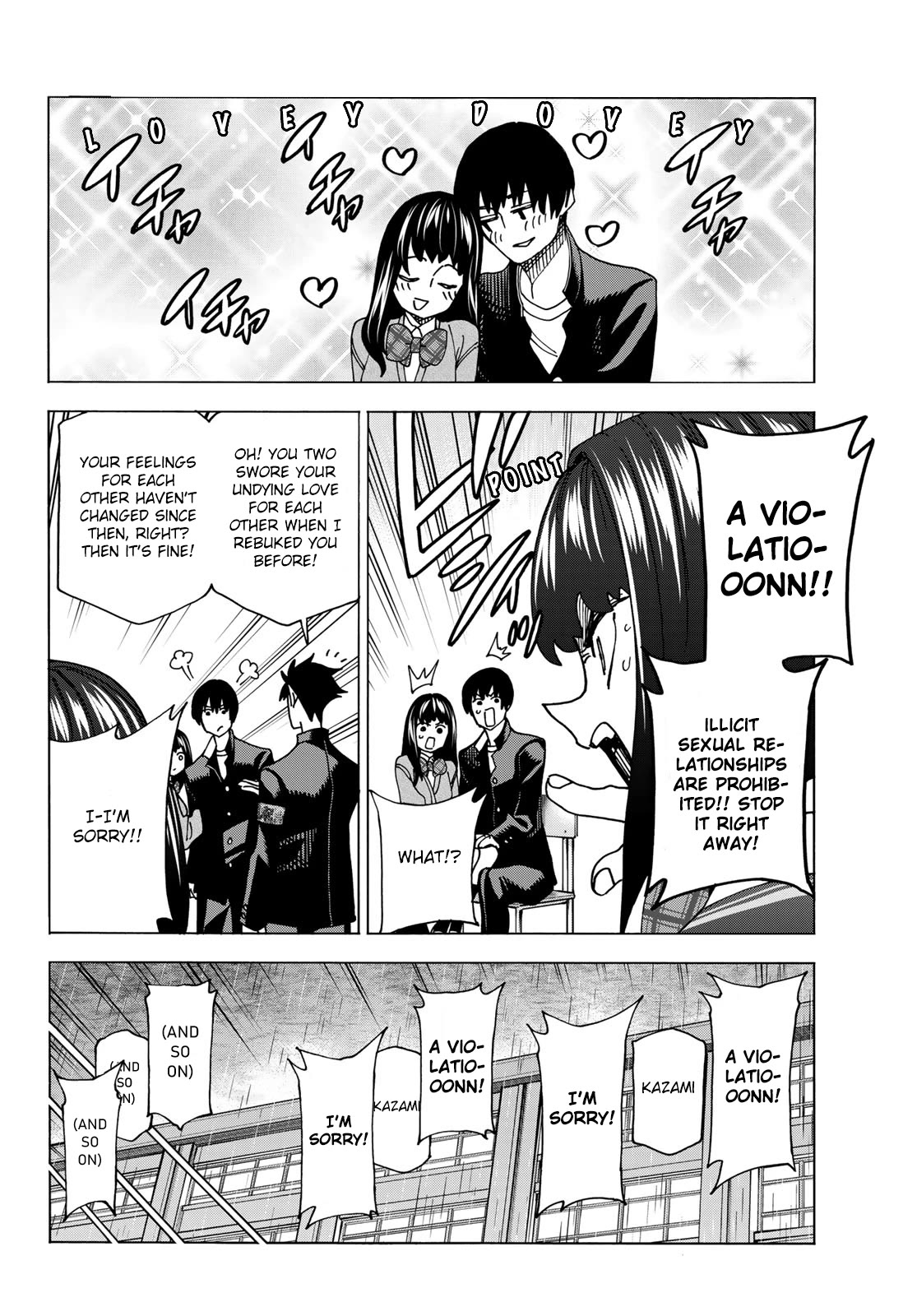 The Story Between a Dumb Prefect and a High School Girl with an Inappropriate Skirt Length Chapter 62 page 16 - Chapter 62: The Story of the Dumb Senior and Junior Prefects
