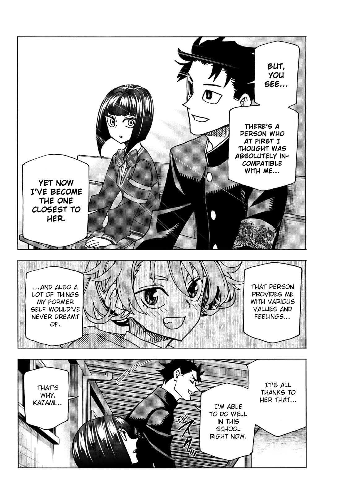 The Story Between a Dumb Prefect and a High School Girl with an Inappropriate Skirt Length Chapter 62 page 20 - Chapter 62: The Story of the Dumb Senior and Junior Prefects