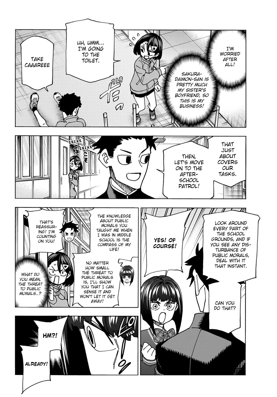 The Story Between a Dumb Prefect and a High School Girl with an Inappropriate Skirt Length Chapter 62 page 6 - Chapter 62: The Story of the Dumb Senior and Junior Prefects