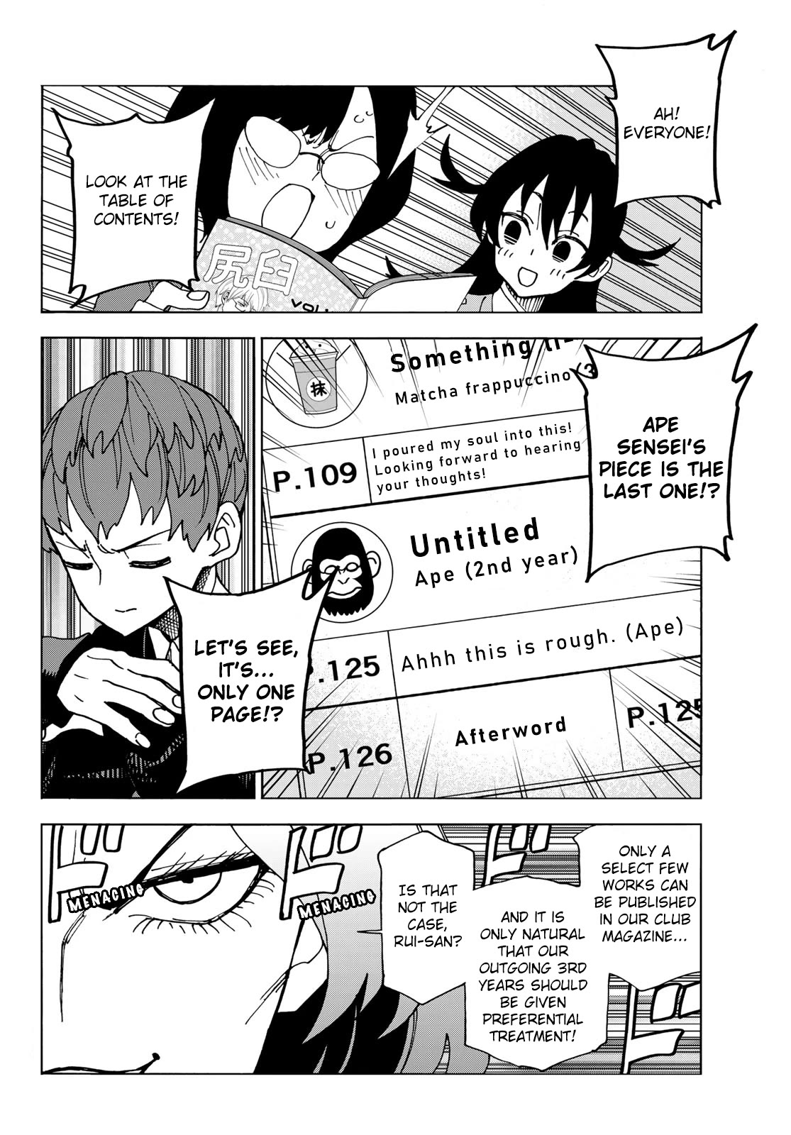 The Story Between a Dumb Prefect and a High School Girl with an Inappropriate Skirt Length Chapter 63 page 4 - Chapter 63: A story about dumb new students and a club activity tour