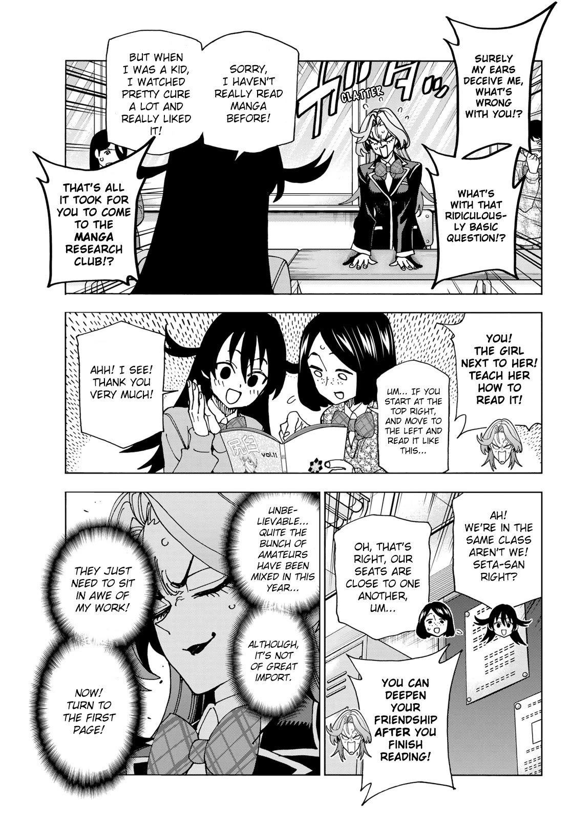 The Story Between a Dumb Prefect and a High School Girl with an Inappropriate Skirt Length Chapter 63 page 7 - Chapter 63: A story about dumb new students and a club activity tour