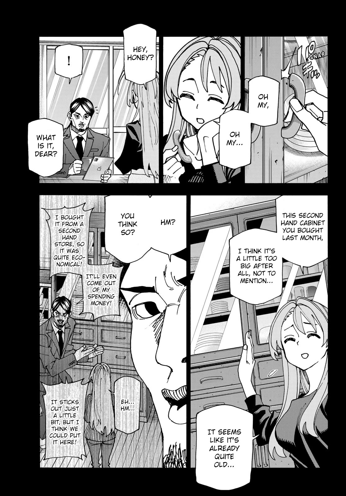 The Story Between a Dumb Prefect and a High School Girl with an Inappropriate Skirt Length Chapter 64 page 11 - Chapter 64: A story about a dumb father and his financial situation.