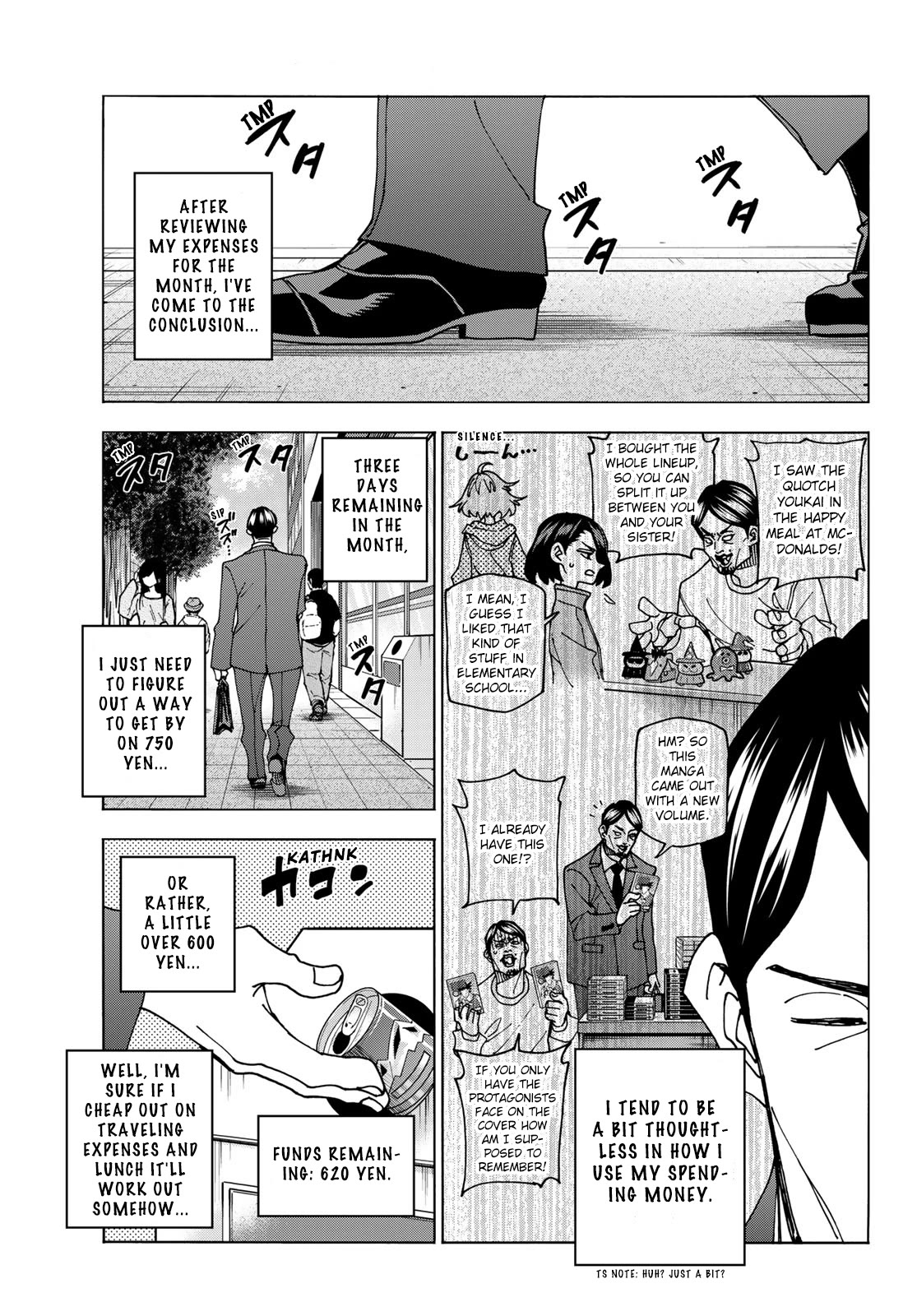 The Story Between a Dumb Prefect and a High School Girl with an Inappropriate Skirt Length Chapter 64 page 13 - Chapter 64: A story about a dumb father and his financial situation.