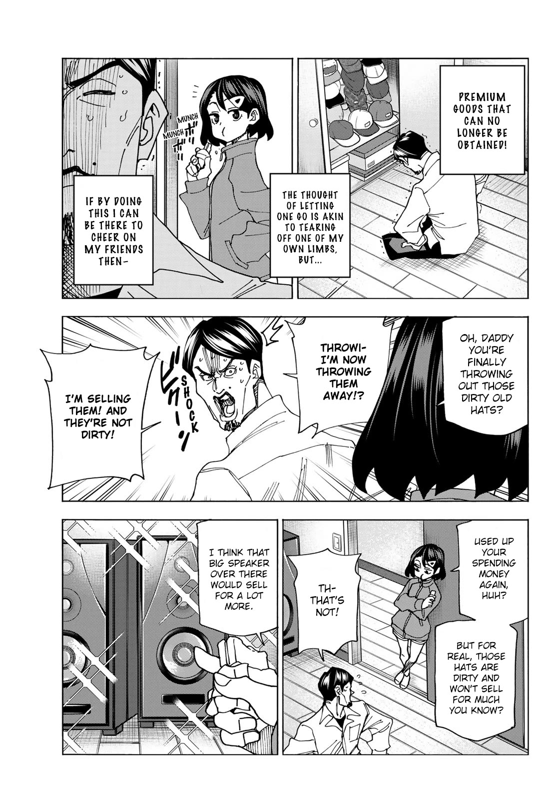 The Story Between a Dumb Prefect and a High School Girl with an Inappropriate Skirt Length Chapter 64 page 17 - Chapter 64: A story about a dumb father and his financial situation.