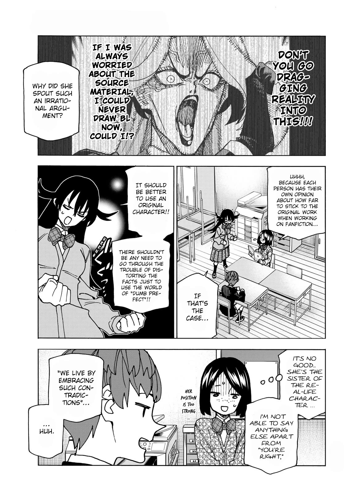 The Story Between a Dumb Prefect and a High School Girl with an Inappropriate Skirt Length Chapter 65 page 11 - Chapter 65: The story about the dumb newcomer and her creation activity